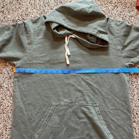American Apparel French terry short sleeved hoodie - Picture 3 of 5